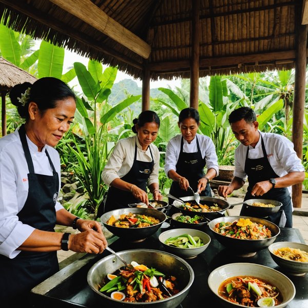 Où trouver des cours de cuisine indonésienne à Bali?